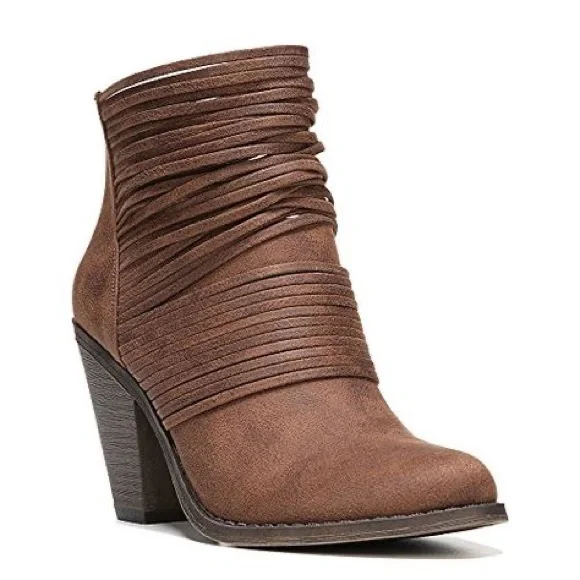 FERGALICIOUS Back Zip Ankle Booties - Picture 1 of 7